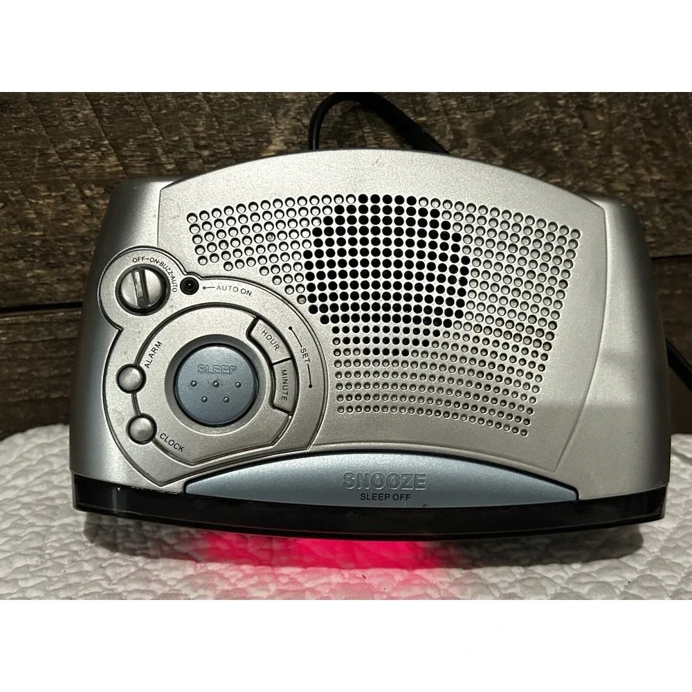 Emerson AM/FM Digital LED Alarm Clock Radio CK5029-LARGE NUMBERS Tested
